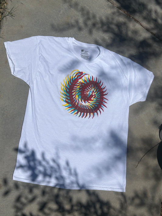 3D Centipede Shirt Large