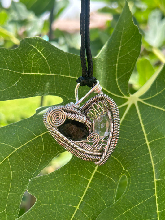 Desert Quartz Wrapped Pendant